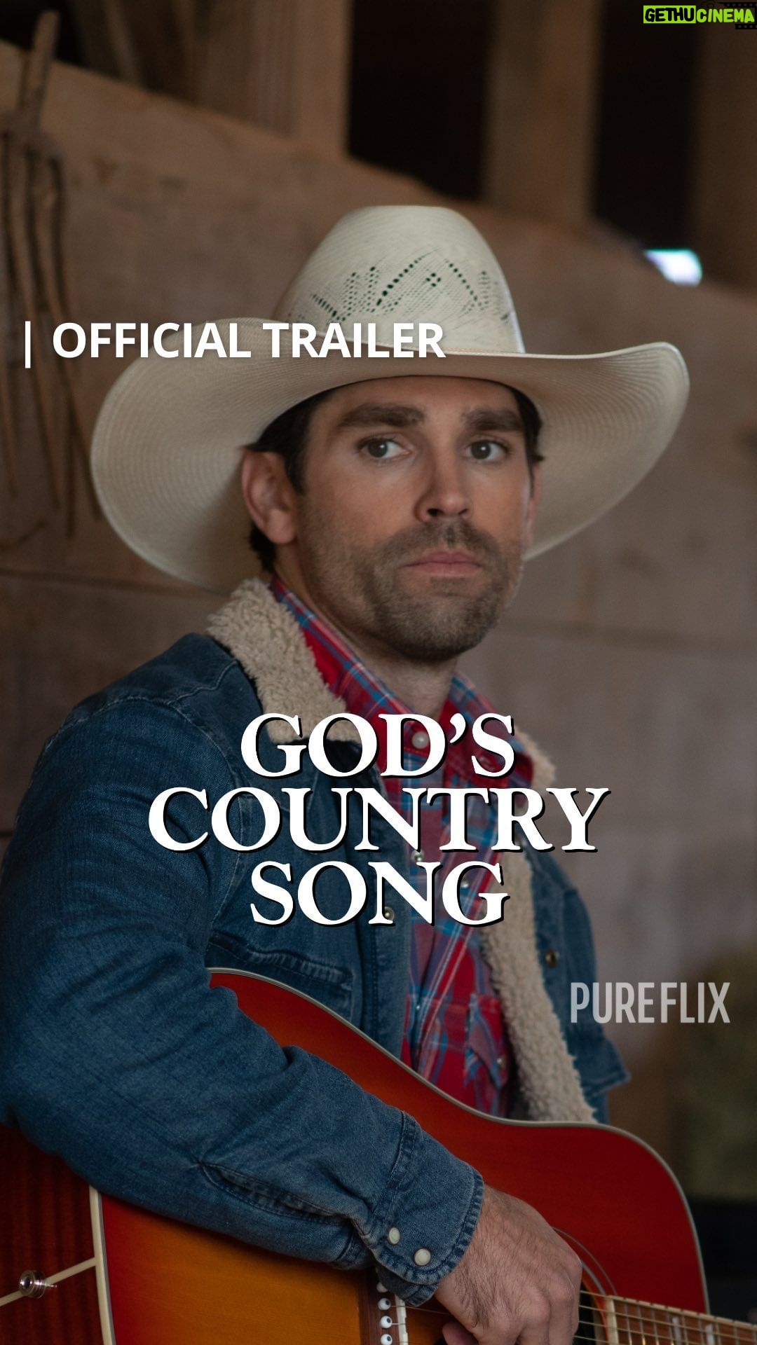 Justin Gaston Instagram - Only God knows if Noah can be the man and father heโs meant to be. Will Noah stop chasing selfish dreams, heal broken relationships and start down God's path for his future? "God's Country Song" is a powerful story of fatherly love filled with faith & music. You won't want to miss this brand new Pure Flix Original film when it comes this June! DM us for more info ๐