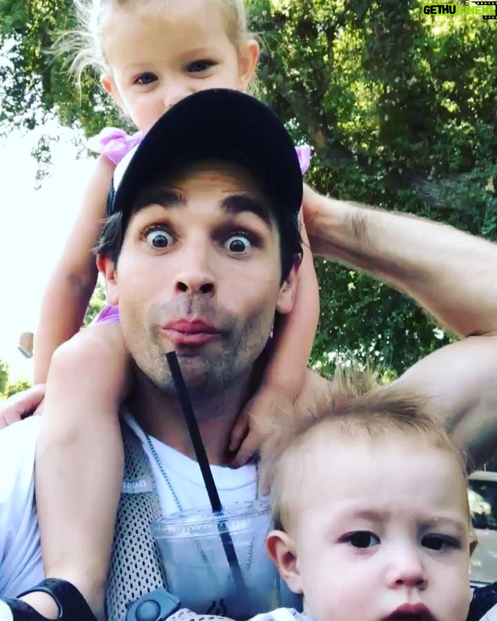Justin Gaston Instagram - Look mom. No hands.