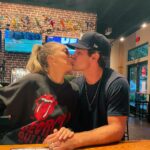Justin Gaston Instagram – BIG NEWS – got traded to the Braves. Also that’s not true and thirdly, Olivia said we had to smoochie kiss in one of the pictures. So… here you go!