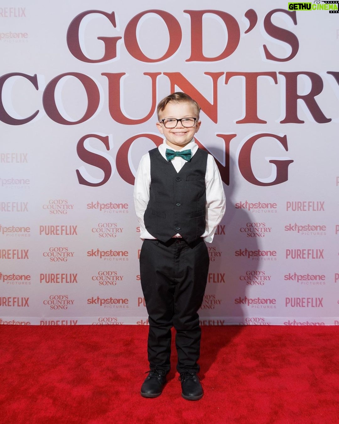 Justin Gaston Instagram - We're still pinching ourselves! Last night felt like a red carpet dream π€© The newest Pure Flix Original film "God's Country Song" premieres THIS Friday! Check out our stories for more photos from last night π
