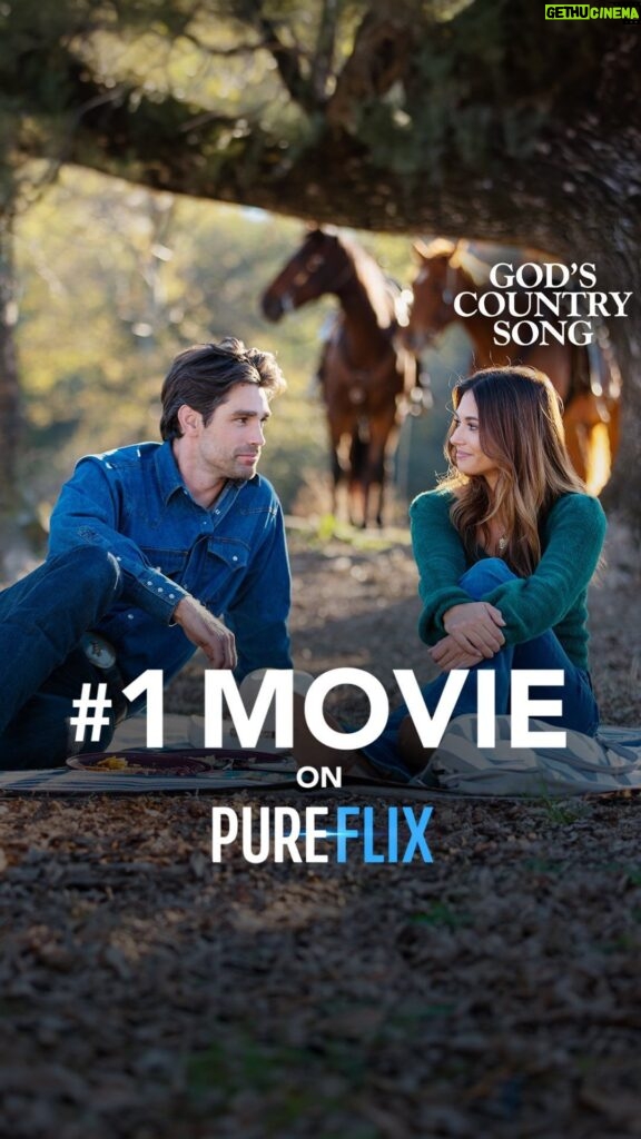 Justin Gaston Instagram - It’s official! “God’s Country Song” is the #1 movie on Pure Flix! If you haven’t seen it yet, don’t miss out... DM us for the link! 💌