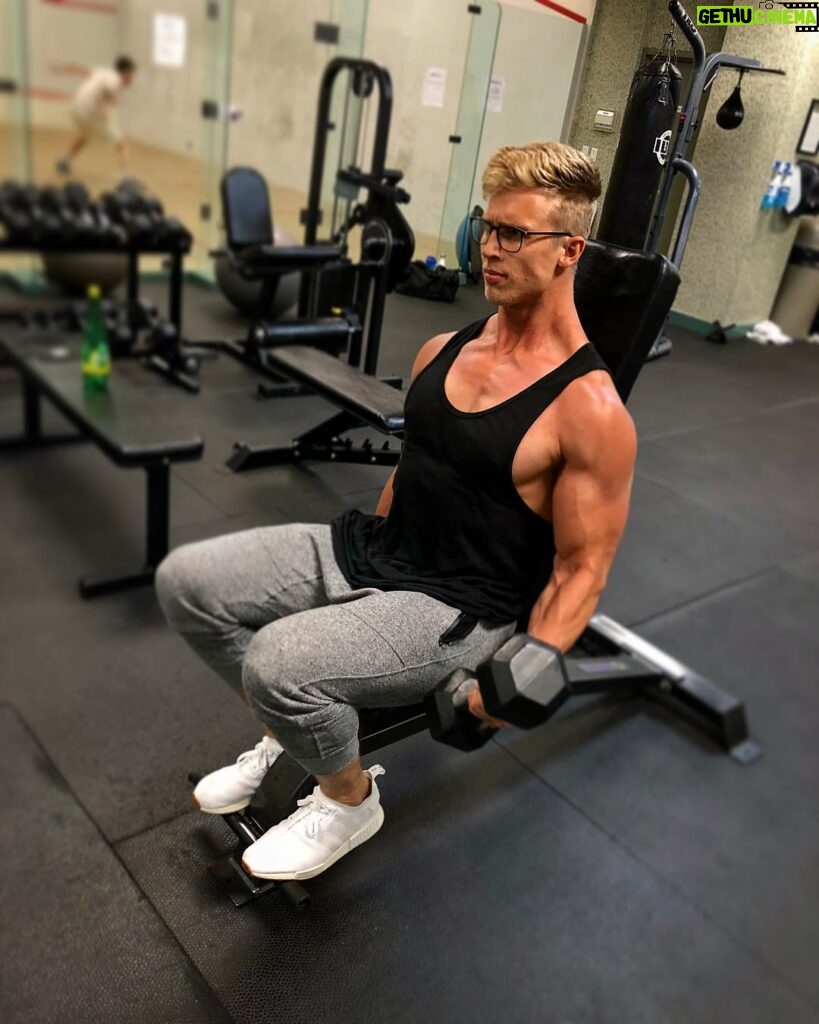 Justin Howell Instagram - These weights are 30lbs... I’m like a civic with a badass body kit 👊🏼👊🏼 . . . . . #kinovision #kinobody @gregogallagher Mimico