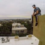 Justin Howell Instagram - LA baby, who else would love to live here? New Vlog up on YouTube..... link in bio.... feels like grand theft auto world 😆☀️🌴 ____________________________________________________________ #losangeles #la #adidasoriginals #adidas #hypebeast #nmd #yeezy #rooftopping #rooftop #bose #stuntman #fitfam #fitspo #motivation #vlog #blonde #lift #muscle #aesthetic #aesthetics #allblackeverything #palmtrees #westhollywood Montrose At Beverly Hills
