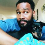 Justin Marcel McManus Instagram - Me and my dog waiting for the idiots who set off fireworks from 5pm until 2am SMH... I gets no sleep #NYC #polo #minpin #lol #newyork #dogsofinsta #fireworks #fireworksnyc #dogs 🤣🤣 New York, New York