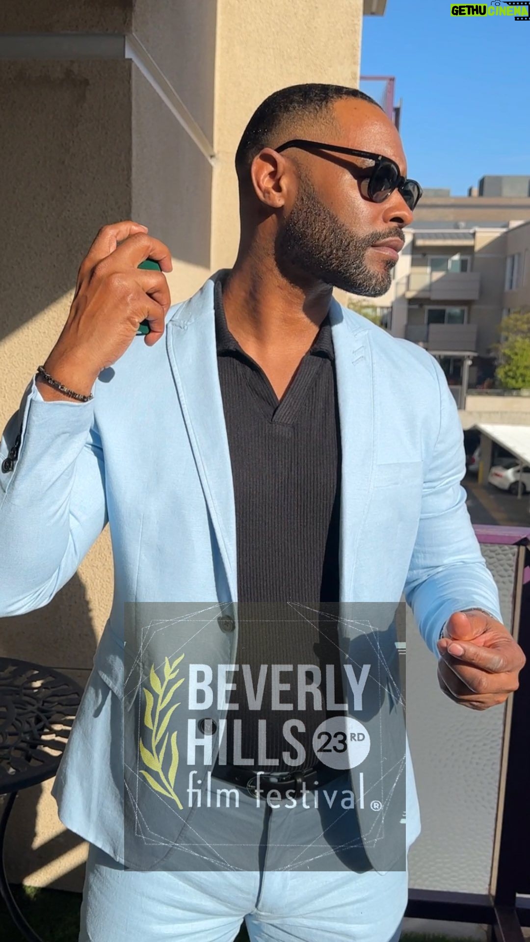 Justin Marcel McManus Instagram - As you can tel I had a blast at the @thebhfilmfest with my @swipe.nyc fam which also just found out we won BEST AUDIENCE AWARD!!!!.. I feel right at home ๐๐พ . #filmfestival #beverlyhillsfilmfestival #swipenyc #justinmarcelmcmanus #vibrato #sospiro Los Angeles, California