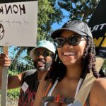 Justin Marcel McManus Instagram - Day 1 of many more until justice is done.. WE ARE OUT HERE! . #sagaftra #sagstrike Los Angeles, California