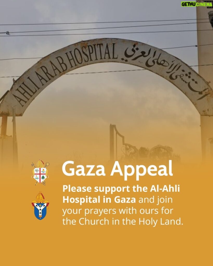 Justin Welby Instagram - At this time of extreme crisis in the Holy Land, Archbishop Hosam Naoum and I are calling for your prayers and support for the Anglican Al-Ahli Hospital in Gaza. Despite the devastating explosion last week, they continue to care for those in urgent need. Please also pray for the Christian ministries working in the Holy Land, helping those affected by the conflict both practically and spiritually. May they be strengthened and allowed the freedom to continue their important work, unimpeded by violence and catastrophe. St Paul teaches us that when one member of the Body of Christ suffers, all parts suffer with it. If you are able, please contribute to our Gaza Appeal. And please join your prayers with ours for the Church in the Holy Land. Link in bio.