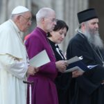Justin Welby Instagram - Recently in Rome we stood with @franciscus and prayed for peace in our world. As each day brings more news of terrible violence in the Holy Land, I join with him in inviting Christians to take part in tomorrow’s day of fasting and prayer. Let us beat on the doors of heaven and pray for peace in our time, peace in our world.