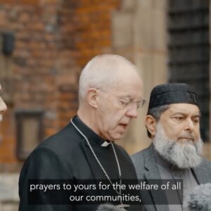 Justin Welby Instagram - We are praying constantly for all those who are caught up in this war. Today we stood together in solidarity against antisemitism, and every form of racism and hatred.

Watch the full version at the link in bio.
