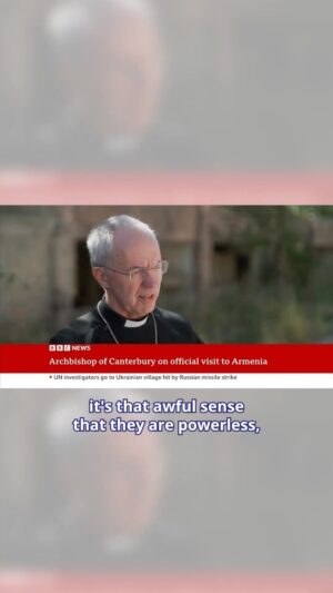 Justin Welby Instagram - Last week in Armenia I met with refugees who have fled Nagorno-Karabakh. It was a privilege to meet them, to pray together, and to remind them they are not forgotten. 

They are just a fraction of more than 100,000 people who have fled Nagorno-Karabakh in recent weeks, and their stories pierced my heart. Yet each one of their lives and stories are important to me, important to many around the world, and important to God. 

Please continue to pray for them - and all those around the world who have been forced to leave their homes and communities in the face of conflict.