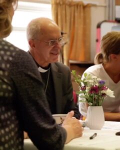 Justin Welby Instagram - Money worries can take a toll mentally and physically. That’s where @capuk_org come in. While visiting the Market Drayton debt centre last week, I heard how the advice and friendship they offer can change lives. Learn more at the link in bio.