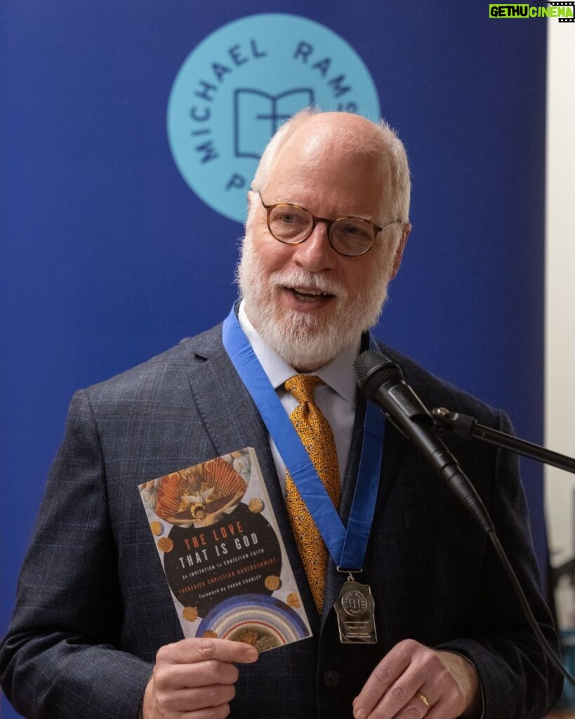 Justin Welby Instagram - Delighted to award this year’s @mramseyprize to @fbauerschmidt for his book, ‘The Love That Is God: An Invitation to the Christian Faith’. ‘God is love’ is a timeless message that drives us deeper into God’s arms and outwards to love others. I’m grateful to all the talented writers who featured in the prize this year, and I very much enjoyed reading the excellent variety of theological writing on the shortlist.