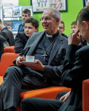 Justin Welby Instagram - From churches to care homes, schools to naval ships, @thechurchofengland loves and serves people across the country. 

This weekend I’m visiting @CofEPortsmouth to join in with sharing the love of God - starting today on the Isle of Wight. 

It was good to meet so many teachers and students at Christ the King College this morning. The secondary school is a joint Church of England and Catholic venture, and it’s heartwarming to see children taught in an ecumenical space from the age of eleven, when they’re beginning to think about how they can make their mark on the world. I pray that these pupils grow to become agents of reconciliation across all kinds of borders in their local community and beyond.

@thebayceschool is also doing great work in inspiring and educating children from the age of 4 all the way to 18. The school choir is hugely talented, and I was honoured to bless their school and speak to staff. I was asked brilliant questions by primary and secondary students - already probing deep questions of faith, scripture and the witness of the church. Honesty is so healthy for us all as we grow in relationship with God. 

This evening I visited Holy Trinity Bembridge, where we shared together about following Jesus through times of joy and sorrow. It was good to sing together, pray together and encourage one another. A full day, but one full of inspiration and hope for current and future generations on the Isle of Wight.