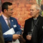 Justin Welby Instagram - Grateful for last night’s opportunity to discuss the pivotal role of women in peacebuilding in Africa, and especially to be joined by my wife Caroline who has spent many years helping women sustain peaceful communities through Women on the Frontline. Caroline discussed God's call to all women and the principles of reconciliation training given to women leaders across the Anglican Communion. The event was hosted by @fivetalents_uk, a charity who do some amazing work to equip communities around the world. #womenpeacebuilders Image credit: Adam Dickens (Taking Pictures, Changing Lives)
