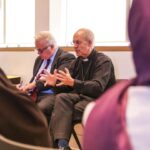 Justin Welby Instagram - What a privilege to welcome friends from the @chrismusforum to @lampallib today. I am grateful to God for the honest sharing of different perspectives that we have enjoyed, and our opportunity to continue to strengthen our interfaith relations. Learn more at the link in bio. Lambeth Palace Library