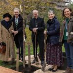 Justin Welby Instagram - This morning, we had the honour of planting a new flowering cherry tree in Lambeth Palace Garden to celebrate 50 years of its opening to the @nationalgardenscheme. 🌸 We are so grateful to receive this gift. This tree will grow and bloom for years to come, supporting the garden’s wildlife and bringing joy to generations of visitors. By providing public access to over 3,500 private gardens, the scheme raises money for nursing and health charities. Learn more at the link in bio.