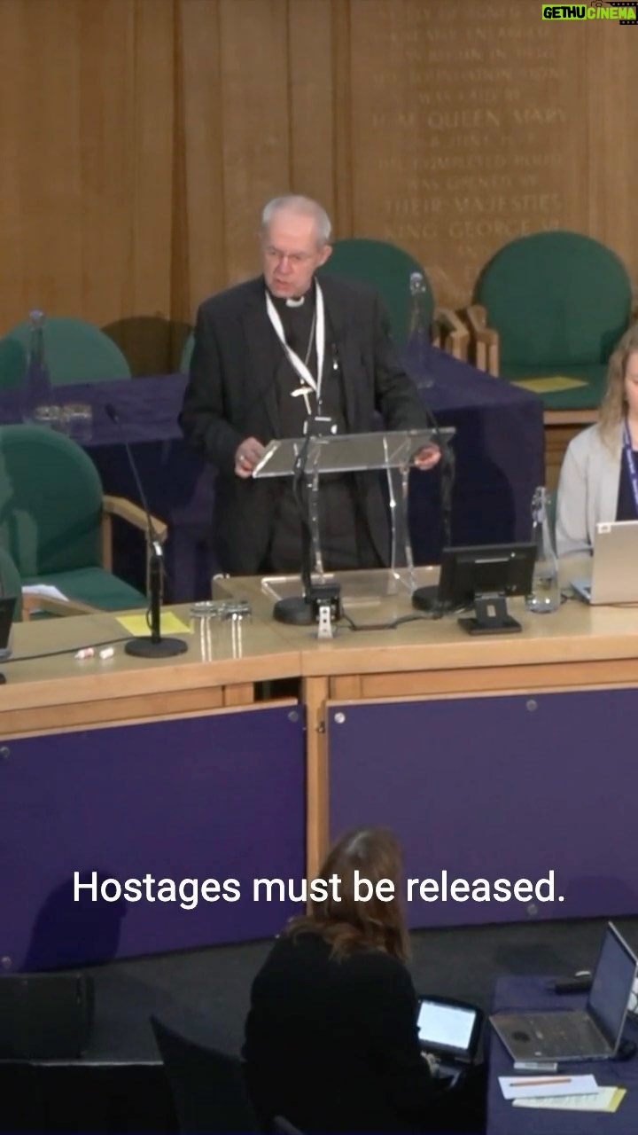Justin Welby - 1.4K Likes - The devastating loss of civilian life and humanitarian suffering in Gaza cannot be morally justified.
The call for a ceasefire is a moral cry – for humanity to find another way to achieve justice, security and peace for Israelis and Palestinians.