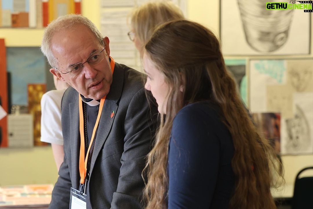 Justin Welby Instagram - It is wonderful to be in the Diocese of Exeter to see all that God is doing across this great Diocese. Today I visited The Ilfracombe Academy and encouraged its pupils to remember that their identity is found in God, and not defined by their exam results or achievements. It was good to also celebrate God’s goodness and the abundance of the natural world at Holsworthy Livestock Market’s Harvest Festival. Rural life and agriculture are a huge part of the bedrock of this nation – and we must safeguard God’s creation so that we can continue to nourish and sustain our people.