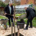 Justin Welby Instagram - This morning, we had the honour of planting a new flowering cherry tree in Lambeth Palace Garden to celebrate 50 years of its opening to the @nationalgardenscheme. 🌸 We are so grateful to receive this gift. This tree will grow and bloom for years to come, supporting the garden’s wildlife and bringing joy to generations of visitors. By providing public access to over 3,500 private gardens, the scheme raises money for nursing and health charities. Learn more at the link in bio.