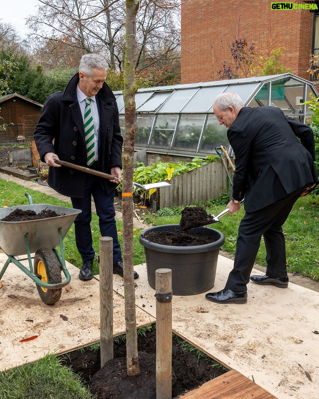 Justin Welby - 778 Likes - This morning, we had the honour of planting a new flowering cherry tree in Lambeth Palace Garden to celebrate 50 years of its opening to the @nationalgardenscheme. 🌸
We are so grateful to receive this gift. This tree will grow and bloom for years to come, supporting the garden’s wildlife and bringing joy to generations of visitors.
By providing public access to over 3,500 private gardens, the scheme raises money for nursing and health charities. Learn more at the link in bio.