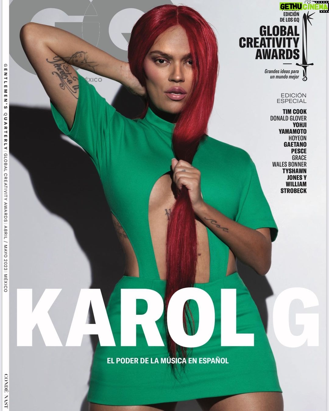 KAROL G Instagram - No se ni por donde empezar este mensaje … Hoy se hizo pública mi portada de la revista GQ, una portada con una imagen que NO me representa. Mi cara no se ve así , mi cuerpo no se ve así y yo me siento muy feliz y cómoda con cómo me veo natural. Agradezco la revista oportunidad porque fui muy feliz cuando confirmaron que estaría ahí, pero a pesar de dejar clara mi inconformidad con la cantidad de ediciones que le hicieron a la foto, no hicieron nada al respecto, como si para verme bien necesitara de todos esos cambios. Entiendo las repercusiones que puede tener esto, pero más allá de sentir que es una falta de respeto a mi , es a las mujeres que todos los días nos despertamos buscando sentirnos cómodas con nosotras mismas a pesar de los estereotipos de la sociedad.