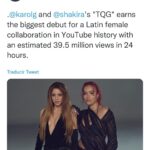 KAROL G Instagram - Después de los meses, del tiempo invertido, del amor y los esfuerzos que tiene este disco, de LAS ILUSIONES Y LOS SUEÑOS, definitivamente el Mañana fue Muy bonito 🥹 Record de un álbum femenino latino con más de 32 M de streams en Spotify, primer #1 global en Apple Music lifetime y 2Do debut femenino más grande de la historia en YouTube … wow !!! 🌸✨ y no … no se trata de los números solo… pero estos números me dejan ver el amor tan increible con el que recibieron este trabajo y JUNTOS ESTAMOS HACIENDO HISTORIA!!!! ✨✨✨ De verdad que significa el mundo entero para mi ❤️‍🔥🌸 No dejen de escucharlo, bailarlo y dedicarlo que está hecho con el Cora pa eso!! 🦋🌸🌈🌷☀️🌥️🍄 GRACIAS!!! Será Bonito