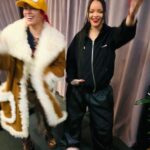 KAROL G Instagram - Como Fan, tengo que decir que este fue el HIGHLIGHT de mi vida entera!!! 🖤 Espero que cuando ustedes conozcan a sus ídolos, ellos sean tan increíbles como ella lo fue conmigo. TE AMO @badgalriri ⭐️✨ #FueunaChimba