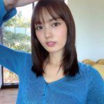 Kaho Mizutani Instagram - 室内なのに めっちゃ風吹いてる🌀 SPICEさんに インタビューして頂いたので 是非チェックして下さい♡
