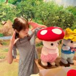 Kaho Mizutani Instagram - シルバニア推し活🍄🐰 ちかちゃんと〜！ 赤ちゃん達に癒されたー👶🏻♡