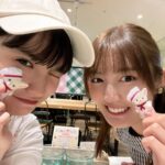 Kaho Mizutani Instagram - シルバニア推し活🍄🐰 ちかちゃんと〜！ 赤ちゃん達に癒されたー👶🏻♡
