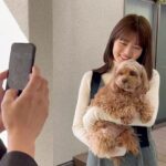 Kaho Mizutani Instagram - 2023年初投稿🐰🌸 今年も宜しくお願いします🎍 赤ちゃんと写真撮るの難しい👶🏻🐾