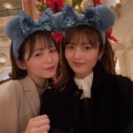 Kaho Mizutani Instagram - Merry Christmas🎄✨ 少し前にクリスマスディズニーしてきたよ🎅🏻🐭 かわいいかわいい琳加ちゃんと出会えた青春シンデレラが 今夜最終回です🍷是非ご覧ください💎 そして素敵なクリスマスをお過ごし下さい⭐️🌃