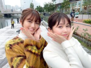 Kaho Mizutani Instagram - りんかちゃんと👼🏻♡
会いたいよ👐🏻
ダブルデートが楽しかった8話。
今夜です！#青春シンデレラ