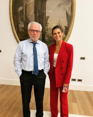 Kaitlan Collins Instagram - He’s @wolfblitzer, and you’re in the Situation Rome.