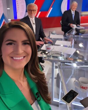 Kaitlan Collins Instagram - Three chief White House correspondents walk into a studio...