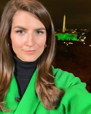 Kaitlan Collins Instagram - Who wore it better? ☘️