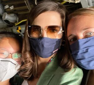 Kaitlan Collins Instagram - Yesterday was the first time CNN has had an all-female crew on Air Force One. Fun being part of this team with @amandaswinhart and @tingytingthing 💪