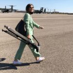 Kaitlan Collins Instagram – Yesterday was the first time CNN has had an all-female crew on Air Force One. Fun being part of this team with @amandaswinhart and @tingytingthing 💪 Joint Base Andrews