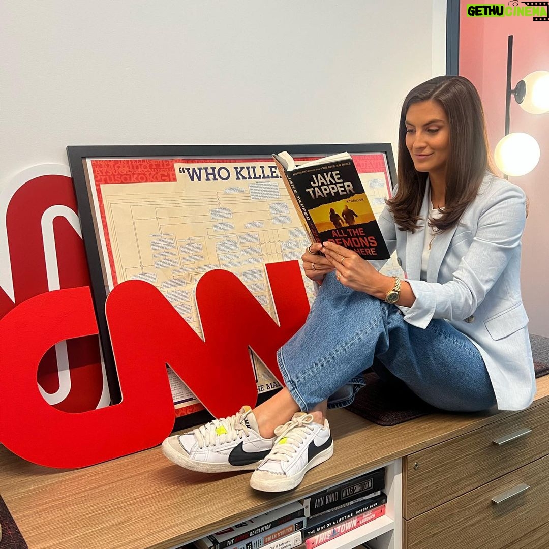 Kaitlan Collins Instagram - A must-add to your summer reading list: @jaketapper’s latest thriller, “All the Demons Are Here.” Because, yes, somehow in between anchoring two shows, he also writes compelling novels. https://www.amazon.com/All-Demons-Are-Here-Novel-ebook/dp/B0BLYVVCJG/ref=nodl_?dplnkId=d82776e3-98e7-49d2-bdf3-f5e7a8dcf1e1
