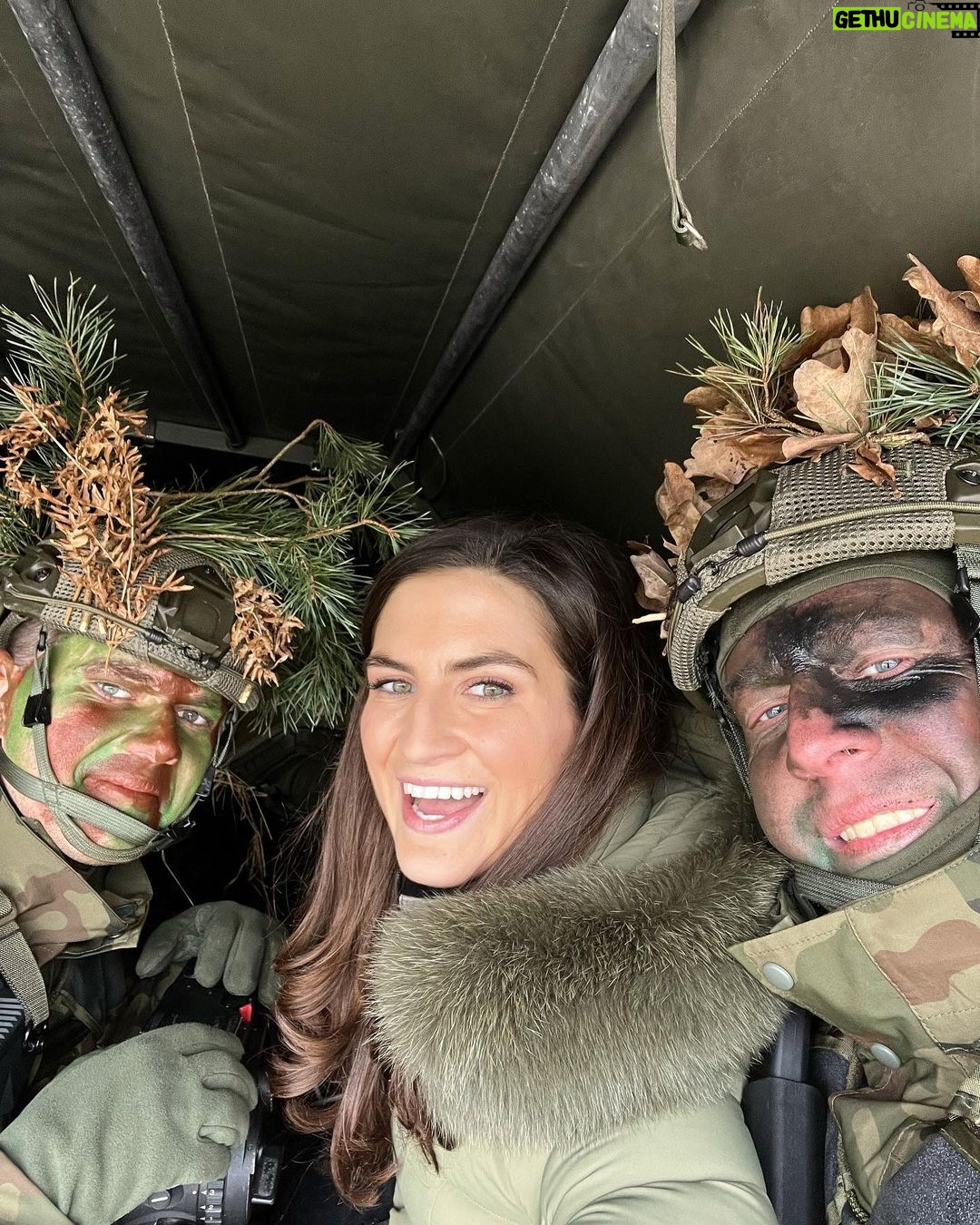 Kaitlan Collins - 18.4K Likes - Pierogis and the president in Poland.