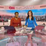 Kaitlan Collins Instagram - We have a special guest at the desk this a.m. — @audieoffmic! 🎤
