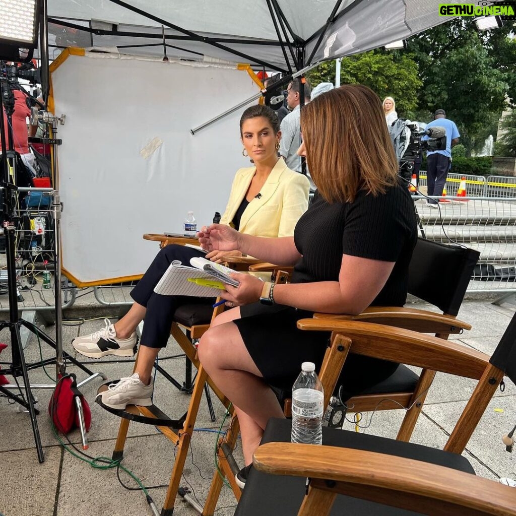 Kaitlan Collins Instagram - Fulfilling my dream of only wearing sneakers on TV this week. Washington D.C.