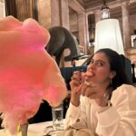 Kajol Instagram - My dentist may not approve, but my inner child is doing a victory dance. It's #internationalcottoncandyday people! #cottoncandy #sweetooth