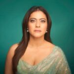 Kajol Instagram - Looking like a Christmas tree with the lights on!😜 #ChristmasSpirit #GreenGlowUp