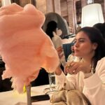 Kajol Instagram – My dentist may not approve, but my inner child is doing a victory dance. It’s #internationalcottoncandyday  people! 

#cottoncandy #sweetooth