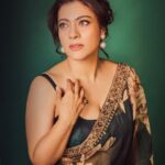 Kajol Instagram - Unapologetically classic! ✨🖤 #saree #drapes #ootd