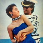 Kajol Instagram – #baazigar completes 30 years.. This set was a whole lot of firsts .. The first time I worked with Saroj Ji, the first time I met @iamsrk . The first time I met @anumalikmusic β¦ and me all of 17 when I started the film .. Abbas bhai and Mustan bhai actually treated me with all the indulgence of a favourite child. And how can I forget @therealxt , @iam_johnylever , @theshilpashetty ..
So many good memories and unstoppable laughter .. π To this day, every song and dialogue brings a huge smile to my face ..
Just because ..
#30yearsofbaazigar