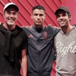 Kaká Instagram - Learning new things while meeting great friends that football has given me ⚽ #uefamip Old Trafford, Manchester