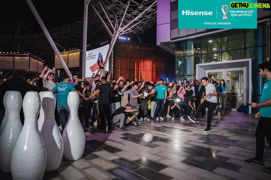 Kaká Instagram - What a great start for the Hisense Perfect Match Tour! I’ll see you all again on November 26th in Dubai! #perfectmatch