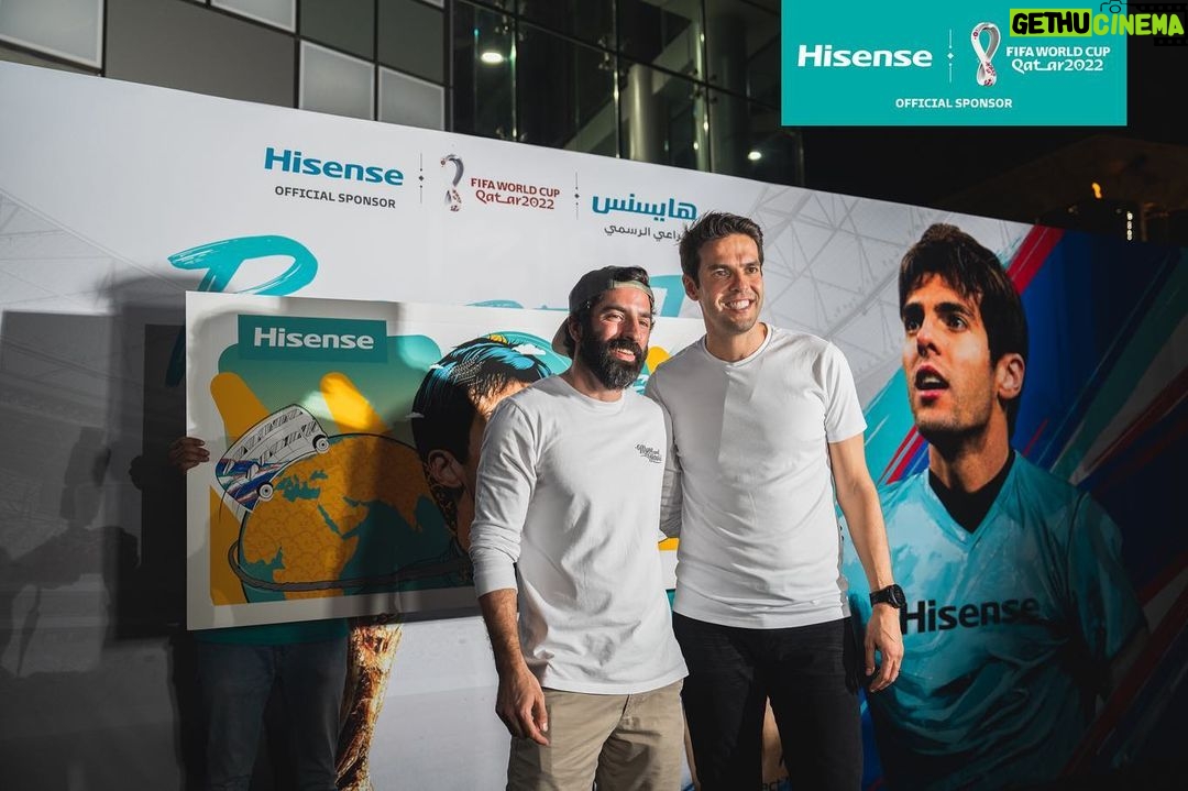Kaká Instagram - What a great start for the Hisense Perfect Match Tour! I’ll see you all again on November 26th in Dubai! #perfectmatch